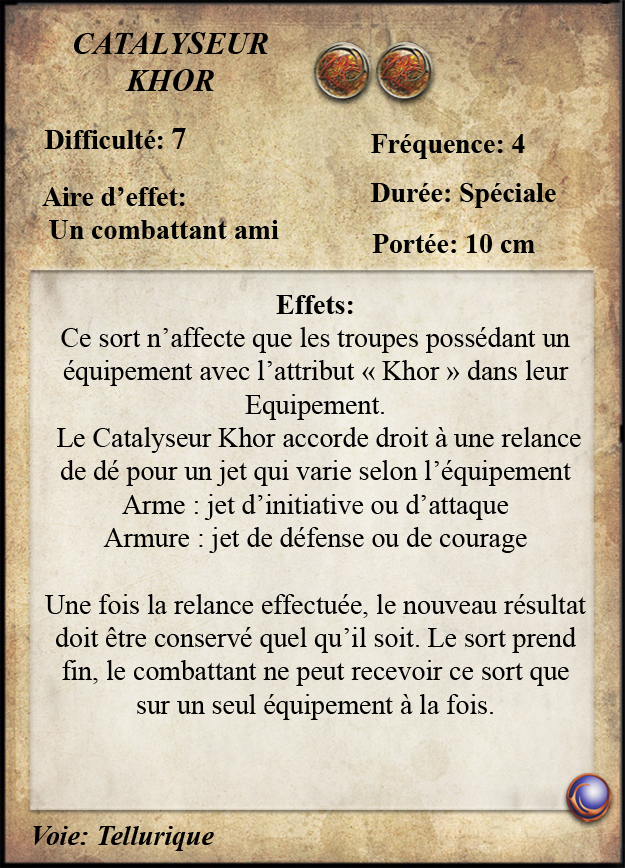 Catalyseur Khor